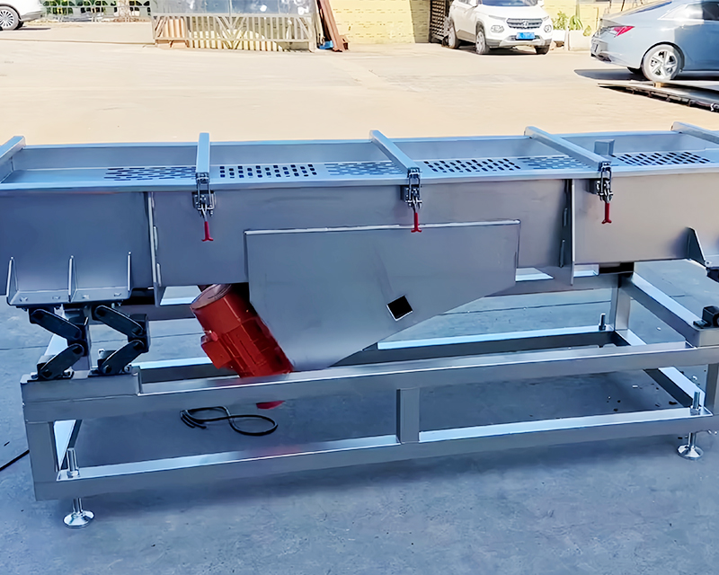 振動電機(jī)用于直線振動篩